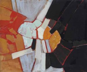 HEATH Adrian 1920-1992,Composition (Black, Orange & Red),1958,Christie's GB 2014-11-20
