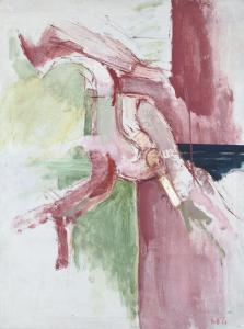 HEATH Adrian 1920-1992,Painting Pink & Green,1963,Christie's GB 2024-03-21