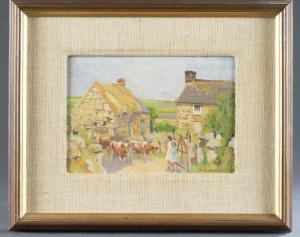 HEATH Frank Gascoigne 1873-1936,Pastoral scene,Quinn & Farmer US 2022-06-04