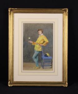 HEATH Margaret A 1800-1900,A young man with cup & ball,Wilkinson's Auctioneers GB 2019-09-29