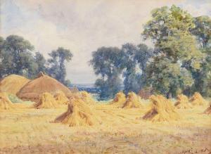 HEATH Margaret A 1800-1900,HAYSTACKS,Ross's Auctioneers and values IE 2021-08-18