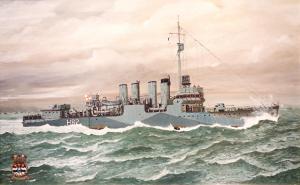 HEATH Maurice T,Ships portrait of the Destroyer Burnham H82,1989,David Duggleby Limited 2017-01-28