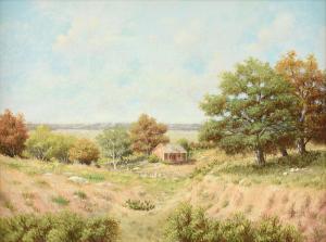 HEATH V.E 1900-1900,Pioneer Cabin in the Texas Hill Country,1971,Simpson Galleries US 2020-09-20