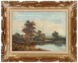 HEATON Edward 1824,LANDSCAPE WITH COTTAGE,1824,Ro Gallery US 2023-08-31
