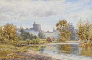 HEATON John 1884-1890,Windsor Castle from Eton backwater,Ewbank Auctions GB 2018-06-20