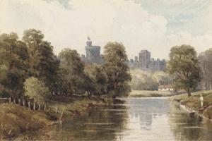 HEATON John 1884-1890,Windsor Castle from the Thames,1890,Christie's GB 2005-06-29