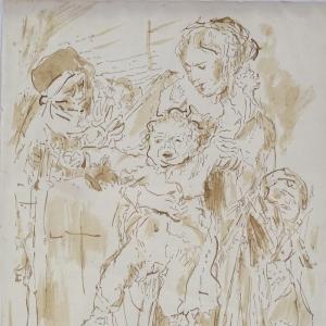 HEBBORN Eric 1878-1961,copy of Rembrandt's Child in a Tantrum,Burstow and Hewett GB 2019-08-21