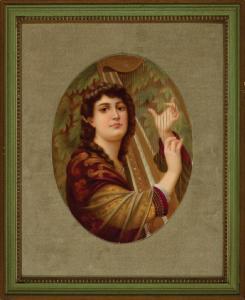 HEBERT Ernest Antoine 1817-1908,The Harp of Tara,Neal Auction Company US 2018-11-16