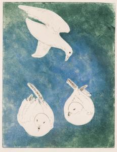 HECHT Joseph 1891-1951,Seagulls on a blue,Desa Unicum PL 2024-01-25