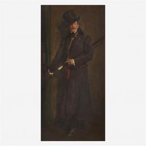 Hecht Victor David 1873-1931,Portrait of Otis Skinner as Colonel Philippe Bride,Freeman 2020-12-08