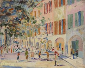 HECKERMOON J,Venetian canal scene and A street view in Grasse,20th century,Rosebery's GB 2021-05-08