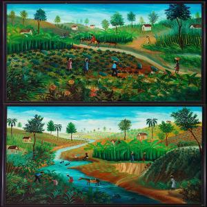 HECTOR R,Sceneries, Haiti,1980,Bruun Rasmussen DK 2010-01-30