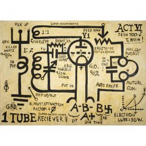 HEDRICK WALLY BILL 1928-2003,1 Tube Super-Hetro-Dame Reciever,1978,Clars Auction Gallery 2022-09-16