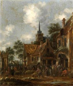 HEEREMANS Thomas 1660-1697,A meat market,1678,Bonhams GB 2016-04-27