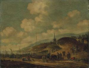 HEEREMANS Thomas 1660-1697,Vue de Katwijk,1690,Christie's GB 2016-03-17