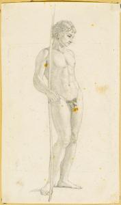HEGI Franz 1774-1850,Boy with staff in contrapposto,Galerie Koller CH 2017-03-31