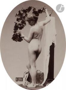 HEID Hermann 1834-1891,Étude de nu à la vigne,1885,Ader FR 2021-06-23