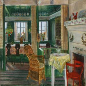 HEIDE Ella,Interior from Holger Drachmann's house in Skagen,1895,Bruun Rasmussen 2015-06-29