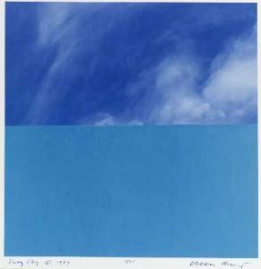 HEILIGER Wilhelm 1944,"Turquoise sky". 1984,1984,Neumeister DE 2007-11-15