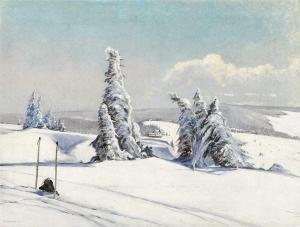 HEILMANN Karl 1881-1935,Ski break in the Black Forest,Kaupp DE 2019-12-06