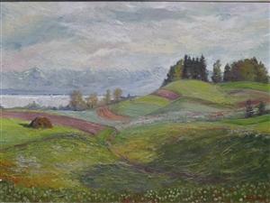 HEIN Bruno,Landschaft bei Murnau mit See,Georg Rehm DE 2021-07-15