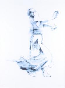 HEINDEL Robert 1938-2005,White Skirt on a Grey Study,Jones and Jacob GB 2019-08-14