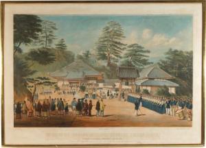 Heine W,EXERCISE OF TROOPS IN TEMPLE GROUNDS,1856,Butterscotch Auction Gallery US 2017-11-05