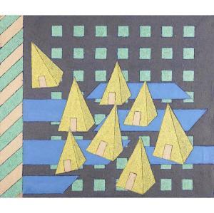HEINEMANN Peter 1931,7 Tidy TeePees,1995,Rago Arts and Auction Center US 2009-05-16