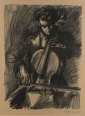 HEINER Wilhelm 1902-1965,Der Cellist,Peter Karbstein DE 2024-03-16