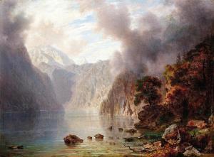 HEINLEIN Heinrich 1803-1885,Scene on Lake Königssee,Palais Dorotheum AT 2024-02-21