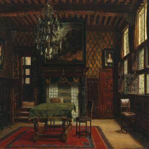 HEINRICH HANSEN Adolf 1859-1925,Interior from a manorhouse,Bruun Rasmussen DK 2016-01-11