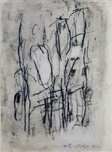 HEINRICH Walter 1927-2008,Ohne Titel - abstrakte Komposition,2004,Reiner Dannenberg DE 2018-03-16