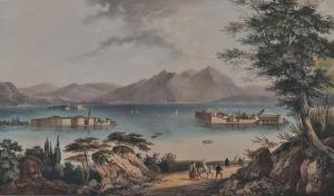 HEINRICH Walter 1841,Vue des Isles Boromees au Lac Majeur,Rosebery's GB 2014-07-19