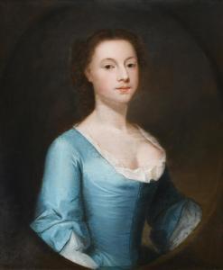 HEINS John Theodore I 1697-1756,Portrait of Judith Bedingfield,1746,Woolley & Wallis GB 2023-03-08