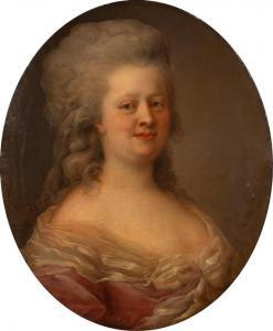 HEINSIUS Johann Ernst, Julius 1740-1812,Portrait de femme,1782,Delorme-Collin-Bocage FR 2023-11-17