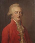 HEINSIUS Johann Ernst, Julius 1740-1812,Portrait d’’homme avec une veste de velou,Millon & Associés 2016-04-26