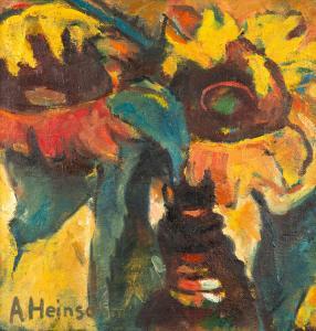 HEINSOHN Alfred 1875-1927,Gelbe Blumen,1920,Ahrenshoop DE 2022-08-06