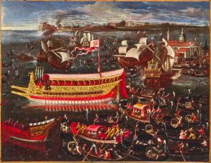 HEINTZ Josef II 1600-1678,The Bucintoro on Ascension Day, Venice,Palais Dorotheum AT 2023-06-21