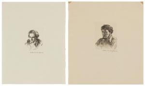 HEINTZELMAN Arthur William 1890-1965,Study of Young Beethoven,1943,John Moran Auctioneers 2023-12-06