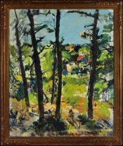 HEINZ Charles Lloyd 1885-1955,untitled (forest landscape),Provincetown Art Association US 2021-09-26