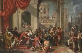 HEISS Johann 1640-1704,THE CONTINENCE OF SCIPIO,1700,Sotheby's GB 2014-06-05