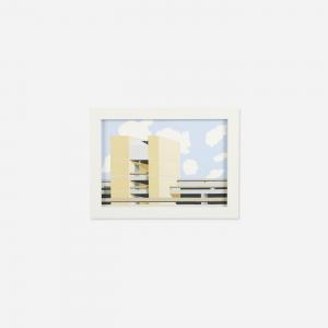 HEITMANN robert c 1922-1996,Parking Tower and Clouds,Wright US 2014-07-12
