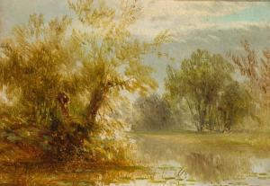 HEKKING Joseph Antonio 1830-1903,Water's Edge,Shannon's US 2024-01-18
