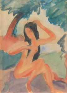 HELBIG Walter 1878-1968,Frauenakt,1920,Beurret Bailly Widmer Auctions CH 2023-03-22