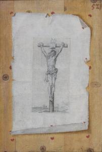 HELBIGK Jakob Heinrich,Trompe-l'oeil à la Crucifi,Artcurial | Briest - Poulain - F. Tajan 2012-11-07