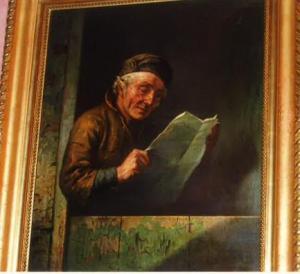 HELDER Johannes 1842-1913,Fileuse à sa fenêtre,Rieunier FR 2017-01-18