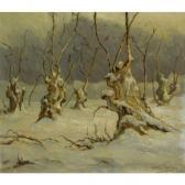 HELDER Wim 1892-1966,SNOW COVERED POLLARD WILLOWS,1942,Sotheby's GB 2011-03-14