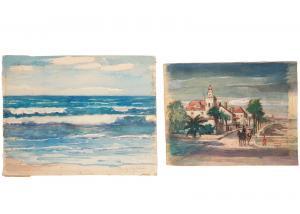 HELDNER Knute 1877-1952,Saint Augustine, FLA,Neal Auction Company US 2023-09-08