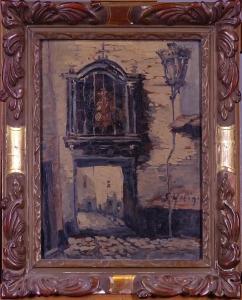 HELINCK Gustave 1884-1954,La chapelle Saint-Roch de l'impasse de la perle d',Monsantic BE 2021-12-05