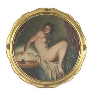 HELLAR 1900-1900,Female Nude by Candlelight,1972,Hindman US 2014-08-19